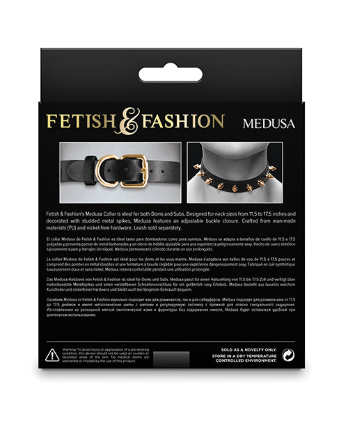 Fetish & Fashion Medusa Collar - Black by Fetish & Fashion