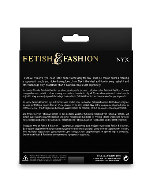 Fetish & Fashion Nyx Leash - Black by Fetish & Fashion