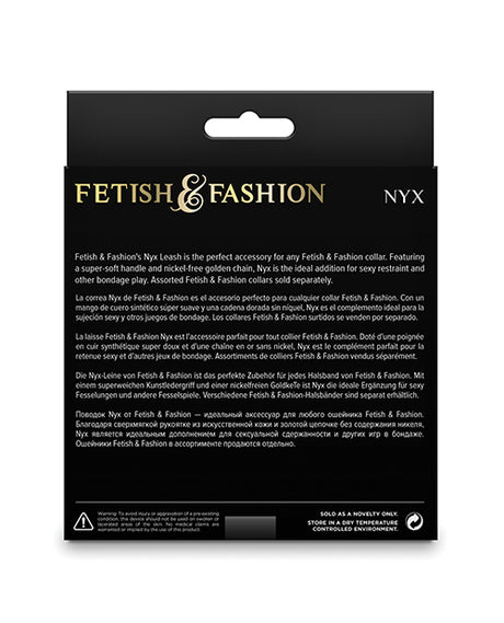 Fetish & Fashion Nyx Leash - Black by Fetish & Fashion