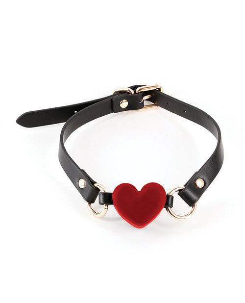 Fetish & Fashion Katherine Ball Gag, Red PU Strap