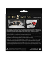 Fetish & Fashion Katherine Ball Gag, Red PU Strap