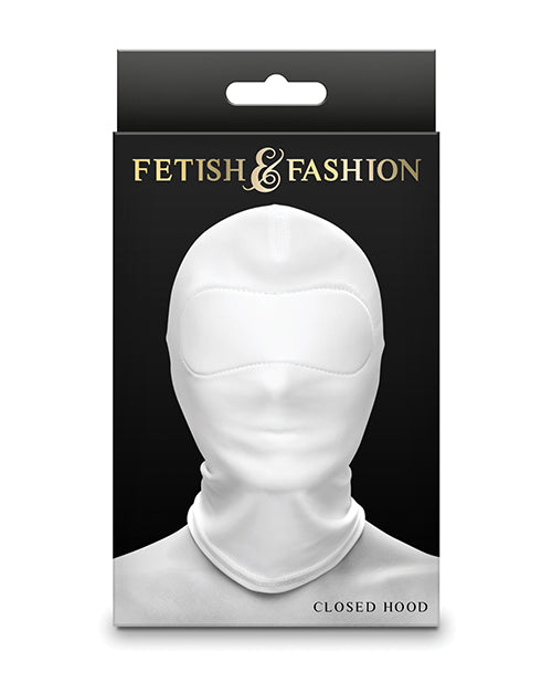 Fetish & Fashion Closed Hood — White, One Size