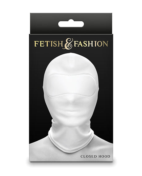 Fetish & Fashion Closed Hood — White, One Size