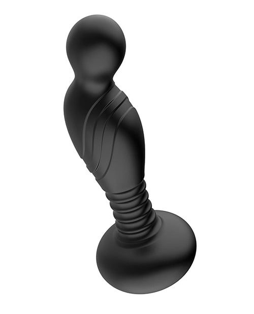 Ass-sation Remote Vibrating P Spot Plug - Black by Ass-sation