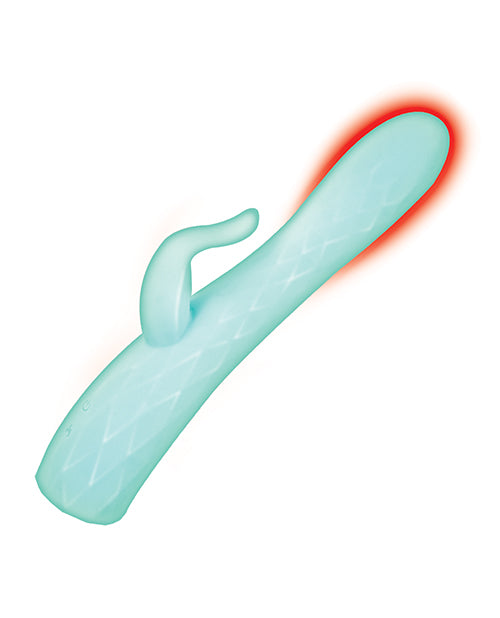 Goddess Heat-up & Rotating Vibrator - Aqua by Goddess