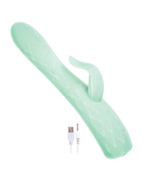 Goddess Heat-up & Rotating Vibrator - Aqua by Goddess