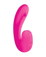 Blaze Suction Thumper Vibe — Dual-Motor Silicone Rabbit, Pink