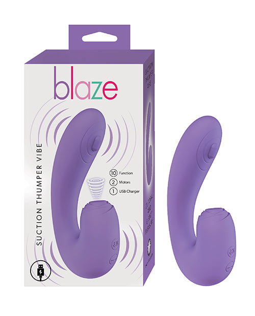 Blaze Suction Thumper Vibe - Lavender by Blaze