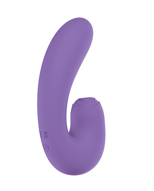 Blaze Suction Thumper Vibe — Dual-Motor Rabbit Vibrator, Lavender