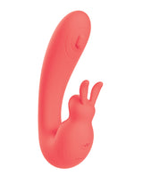 Blaze Bunny Thumper Vibe — Coral, USB Rechargeable Dual Stimulator