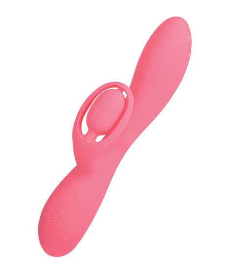 Blaze Romantic Massager — Red Dual-Motor Silicone Vibrator