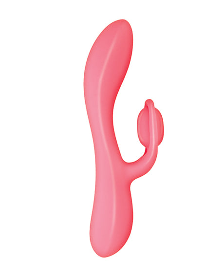 Blaze Romantic Massager — Red Dual-Motor Silicone Vibrator
