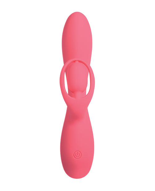 Blaze Romantic Massager — Red Dual-Motor Silicone Vibrator