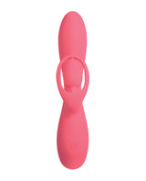 Blaze Romantic Massager — Red Dual-Motor Silicone Vibrator