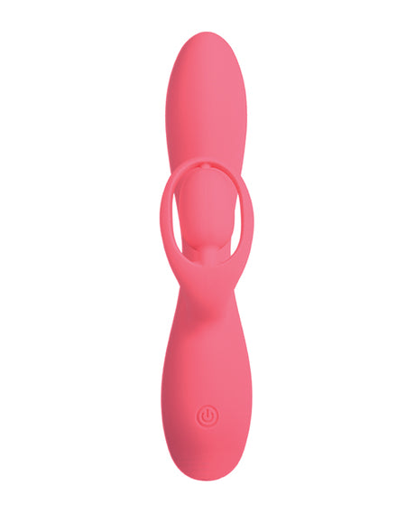 Blaze Romantic Massager — Red Dual-Motor Silicone Vibrator