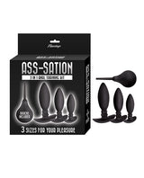Ass-sation 3-in-1 Training Kit Douche Included - Black by Ass-sation
