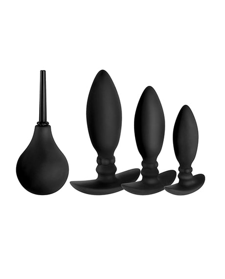 Ass-sation 3-in-1 Training Kit Douche Included - Black by Ass-sation