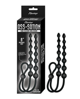 Ass-sation Dual-Ended Anal Beads - Black by Ass-sation