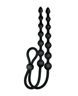 Ass-sation Dual-Ended Anal Beads - Black by Ass-sation