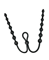 Ass-sation Dual-Ended Anal Beads - Black by Ass-sation