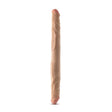 Blush Dr. Skin Plus 14-inch Posable Double Dong, Beige - BL-39753