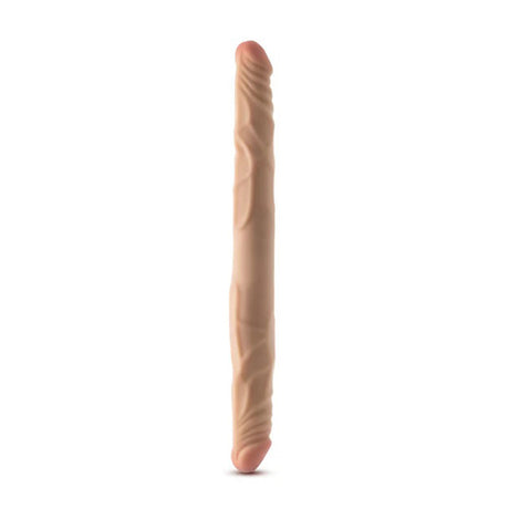 Blush Dr. Skin Plus 14-inch Posable Double Dong, Beige - BL-39753