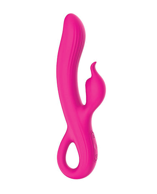 Wild Pop Vibe Lola Rabbit Dual Vibrator - Pink by Wild Pop Vibe