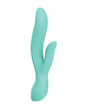 Wild Pop Vibe Molly Rabbit Dual Vibrator - Aqua by Wild Pop Vibe