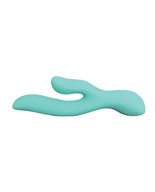 Wild Pop Vibe Molly Rabbit Dual Vibrator - Aqua by Wild Pop Vibe