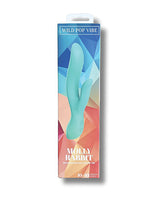Wild Pop Vibe Molly Rabbit Dual Vibrator - Aqua by Wild Pop Vibe
