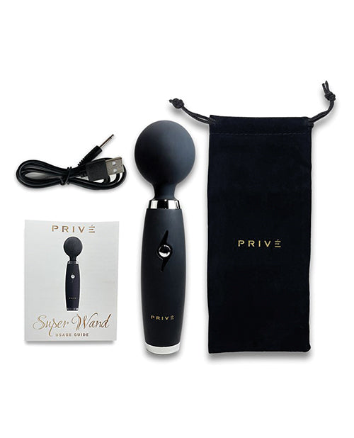 PRIVE Super Wand Massager - Black by Prive