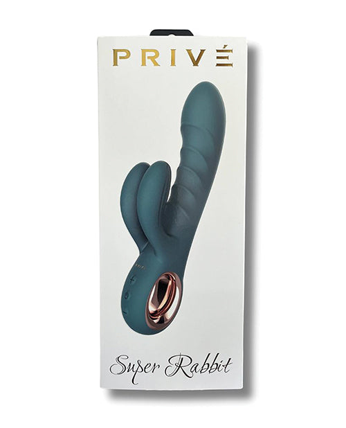 PRIVE Super Rabbit Vibrator - Teal by Prive