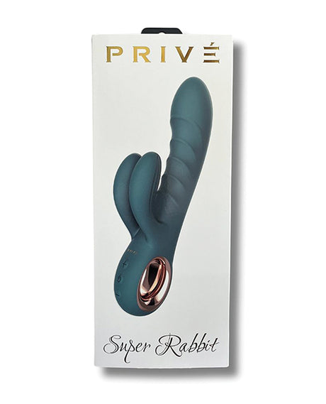 PRIVE Super Rabbit Vibrator - Teal by Prive