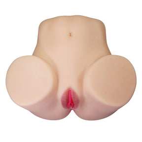 Pretty Love Julia Vagina & Anal Masturbator — White, TPR, Waterproof - BM-009264N