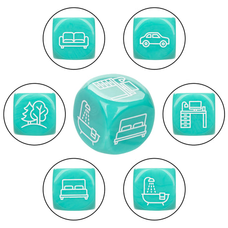 Naughty Bits Roll With It Icon - Based Sex Dice Game