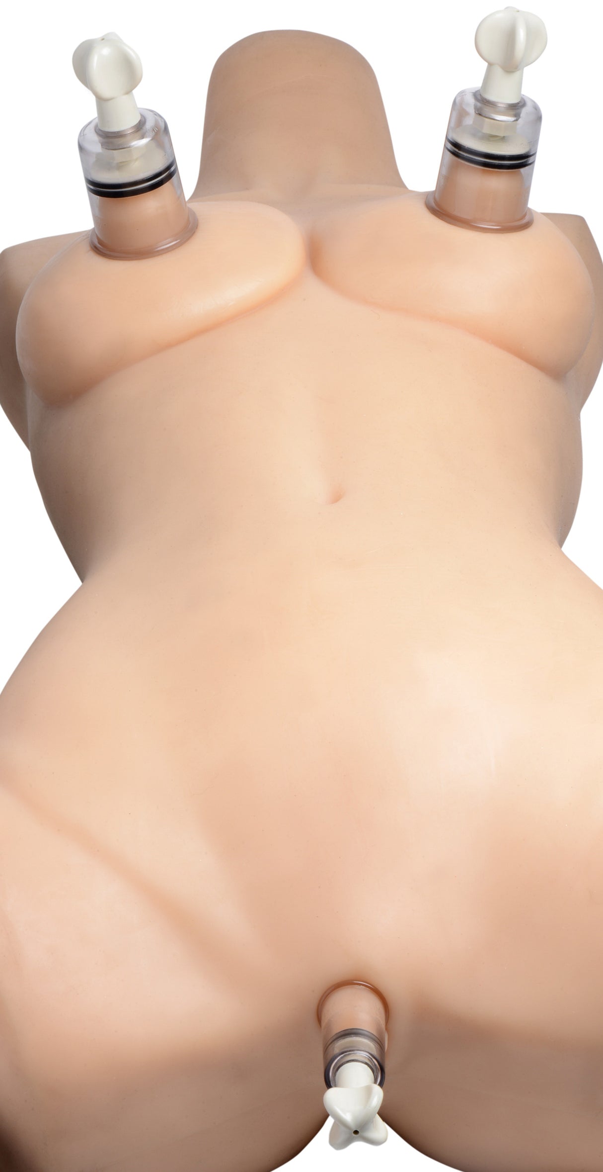 XR Brands Clit & Nipple Suckers Set — Twist Suction Cylinders - SM-AF222