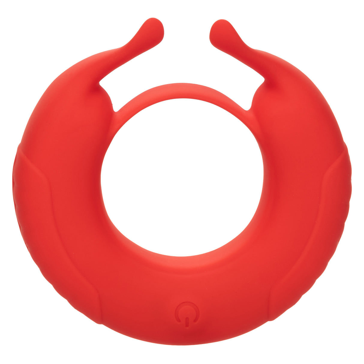 CalExotics Taurus Rechargeable Silicone Enhancer Ring — Red - SE1841403