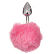 CalExotics Running Wild Bunny Tail Anal Plug — Pink - SE2654033