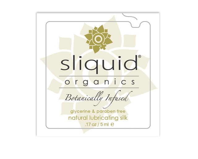 Sliquid Organics Silk Hybrid Lubricant .17 fl oz — 60 Count Display - SLIQPOP074