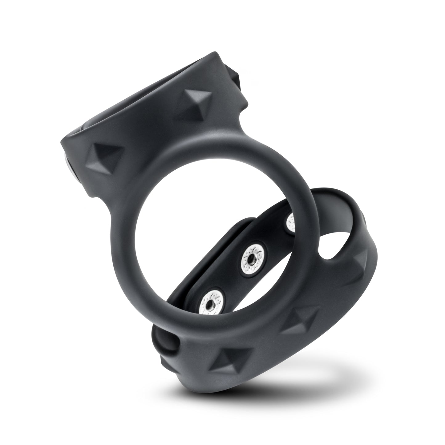 Performance - Vs8 - Silicone Double Cock & Ball Strap - Black by Blush