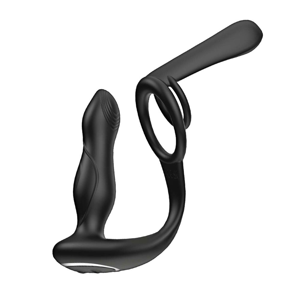 Nasstoys Enhancer Vibro Plug & Penis Sheath — Black - NW3248
