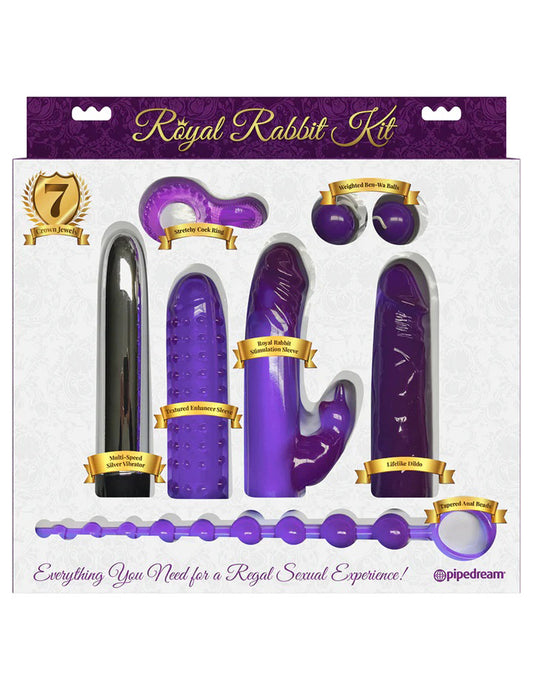 Pipedream Royal Rabbit Kit — 7-Piece Toy Set - PD2039-00
