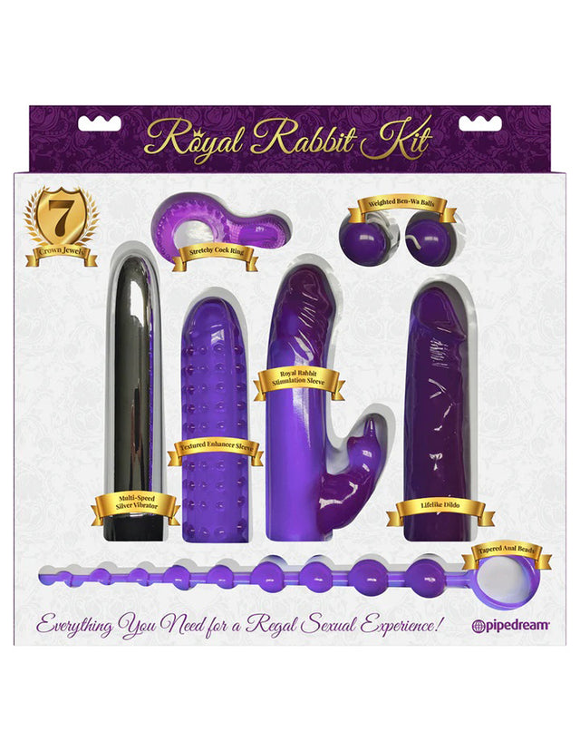 Pipedream Royal Rabbit Kit — 7-Piece Toy Set - PD2039-00