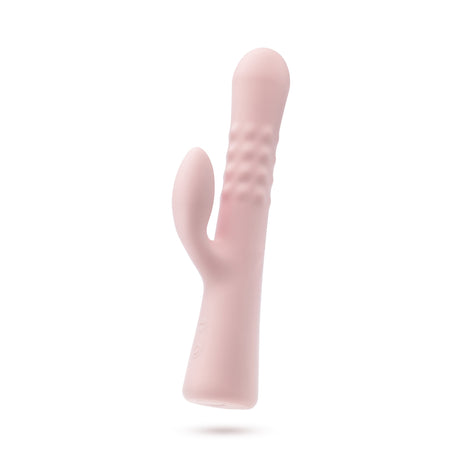 Blush Jaymie Rabbit Vibrator — Pink, Dual G‑Spot & Clitoral, 10 Modes - BL-46600