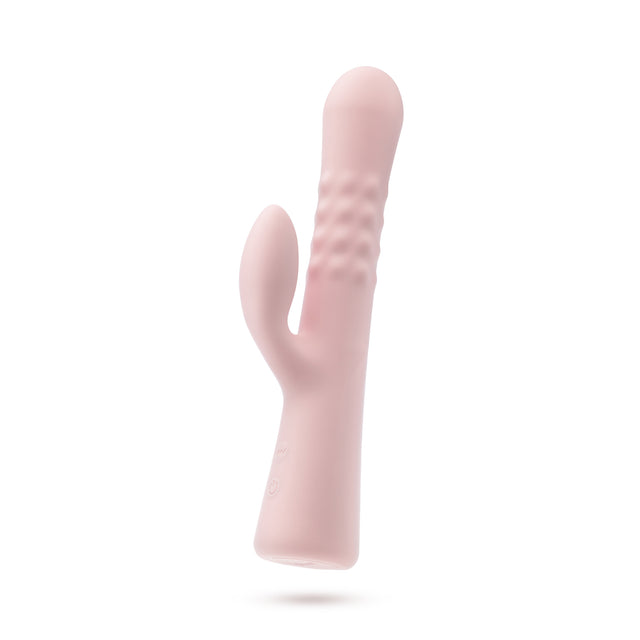 Blush Jaymie Rabbit Vibrator — Pink, Dual G‑Spot & Clitoral, 10 Modes - BL-46600