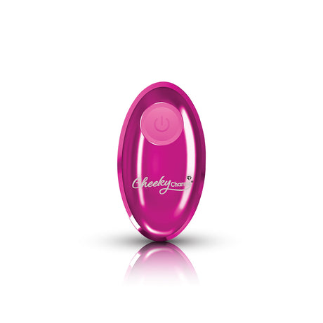 Vibrating Pink Metal Remote Plug - Small