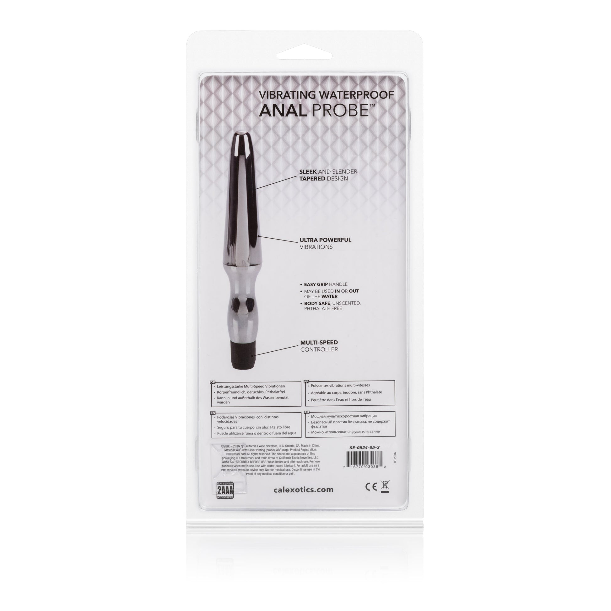 Fujikos Waterproof Anal Probe - Silver by CalExotics