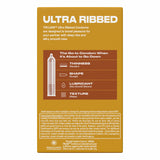 Trojan Stimulations Ulta Ribbed - 12 Pack