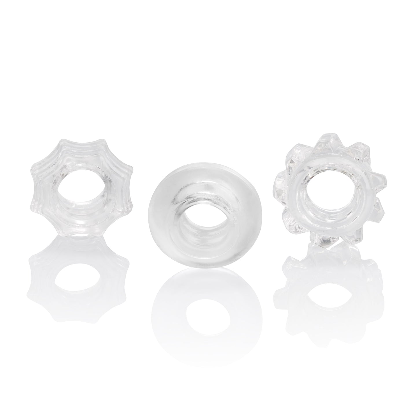 Reversible Ring Set - Clear by CalExotics