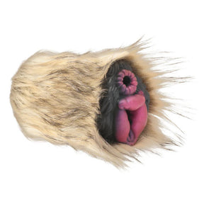 XR Brands Savage She-Wolf Silicone Stroker — Brown - CC-AH618
